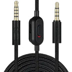 2M Replacement Audio Cable Compatible with Logitech G233 G433 G Pro G Pro X Wired Gaming Headset, 3.5mm AUX Headset Cable with Inline Volume Control & Microphone