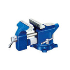 Heavy Duty 4.5 Inch Bench Vise with 2 Pairs Non-Marring Magnetic Jaw Pads – Swivel Base Tabletop Vise with Soft TPU Waffle Surface Protectors for Drill Press, Metalworking, Woodworking, Pipe Clamping