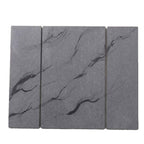 Triple Folding Diatomaceous Earth Dish Drying Mat - 9mm Thick Super Absorbent Hard Stone Drying Mat for Kitchen Countertop, Fast Drying Marble Pattern Heat Resistant Counter Mat, Space Saving