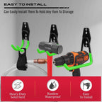 30 Pcs Garage Storage Hooks Set, Heavy Duty Steel Garage Wall Organizer Utility Hooks with Non-Slip Coating, Large Small J & Wave Hooks for Ladders, Bikes, Power Tools, Garden Shovels