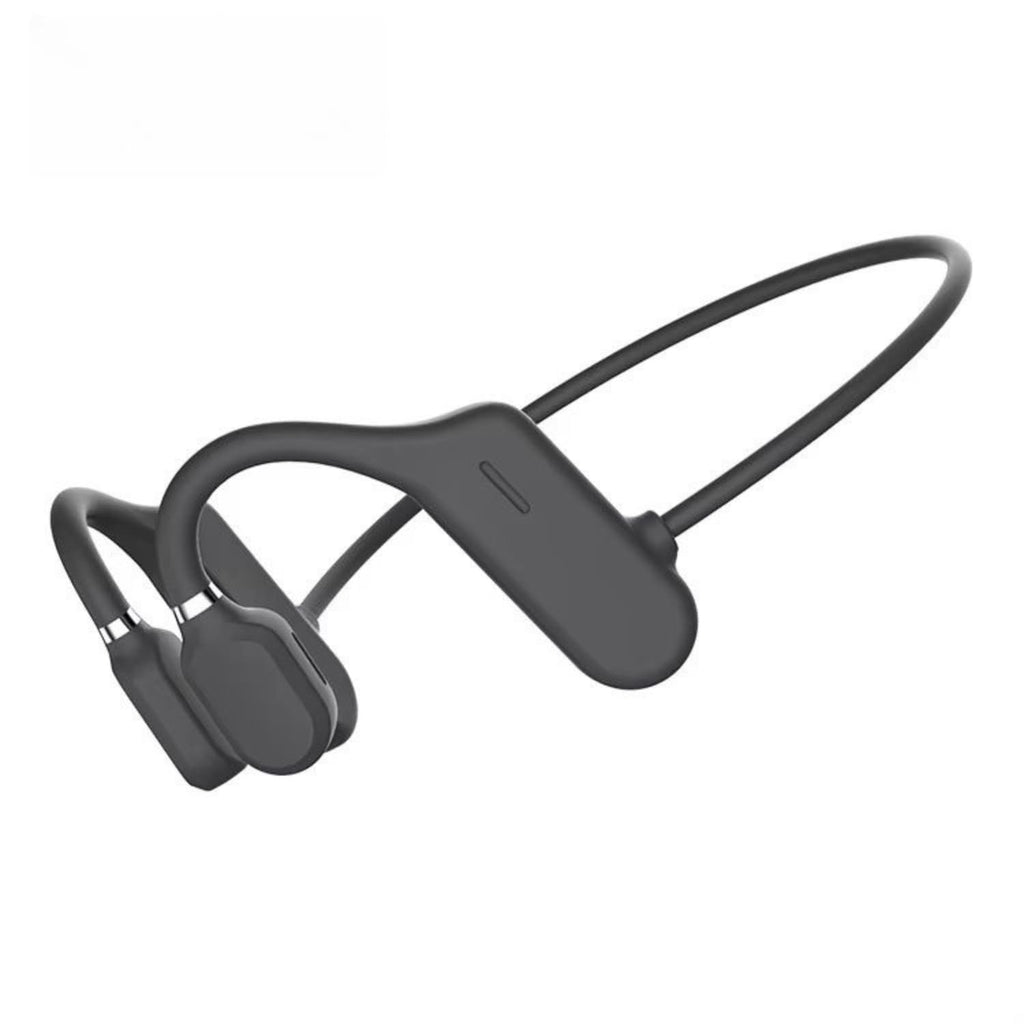 Open-Ear Bone Conduction Headphones – Bluetooth 5.0 Wireless Sports Headset with Built-in Mic, IPX5 Waterproof, Ultra-Lightweight 18g Design & 5-Hour Playtime for Running, Cycling, Driving & Workouts
