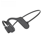 Open-Ear Bone Conduction Headphones – Bluetooth 5.0 Wireless Sports Headset with Built-in Mic, IPX5 Waterproof, Ultra-Lightweight 18g Design & 5-Hour Playtime for Running, Cycling, Driving & Workouts