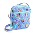 Vera Bradley Women's Disney Premium Cotton Sullivan Crossbody Bag – Quilted Shoulder Purse – Jasmine Medallions