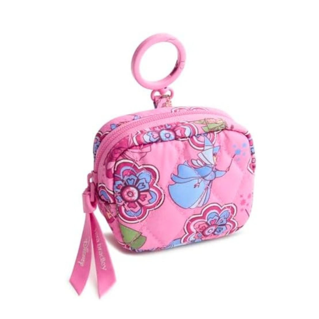 Vera Bradley Women's Disney Premium Cotton Zip Earbud Bag Charm