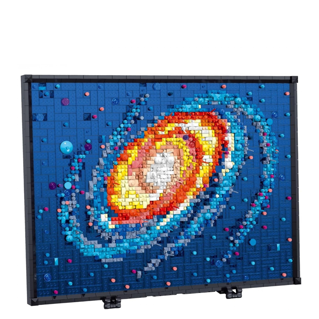 Milky Way Galaxy Micro Mini Blocks Wall Art Set for Adults