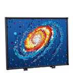 Milky Way Galaxy Micro Mini Blocks Wall Art Set for Adults