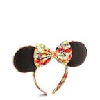 Vera Bradley Women's Disney Premium Cotton Minnie Mouse Ear Headband – Disney Hair Accessory – Mickey & Minnie Petal Floral
