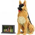 German Shepherd Building Set, 2632 Pieces, Pet Dog Model for Adults