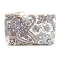 Vera Bradley Women's Premium Cotton Medium Pouch – Neutral Rhapsody