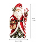 Enchanted Christmas Figurine, Vintage Resin Witch Statue with Cauldorn