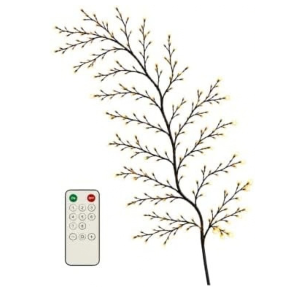 Willow Vine Lights for Wall, Enchanted Willow Vine Lights with Remote，7.5FT