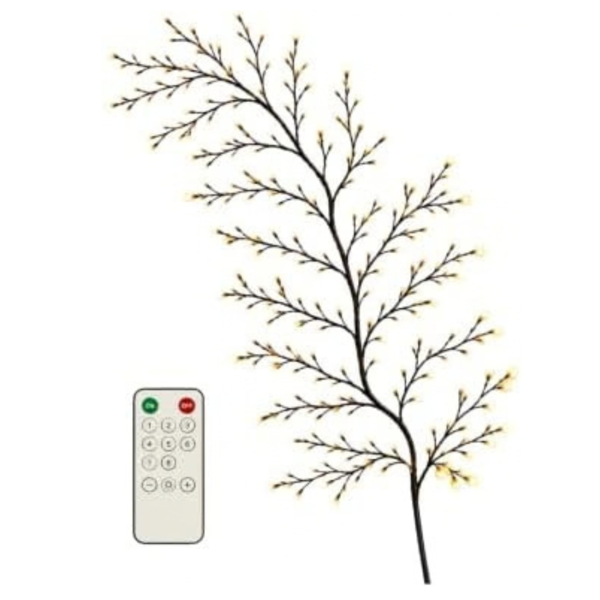 Willow Vine Lights for Wall, Enchanted Willow Vine Lights with Remote，7.5FT