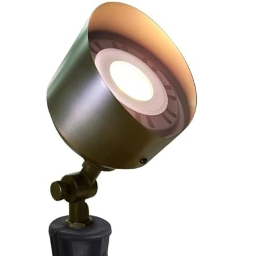 Brass Sheet Flood Lights Outdoor Without Clear Glass Protect 1 Pack Without Bulb, 12V Low Voltage Landscape Outside Lights Illuminating Signs, Walls and Plant Material