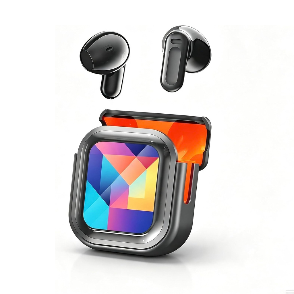 NE20 AI Translation Earbuds with Touch Screen, 135 Languages, Real-Time Translation