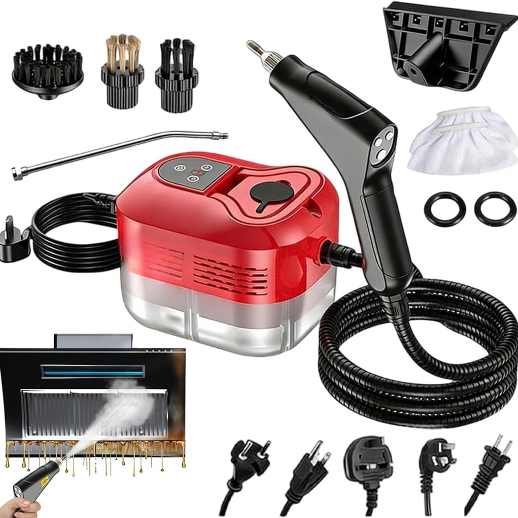 2500W Handheld High-Temperature Pressurized Steam Cleaner with 6 Adjustable Levels
