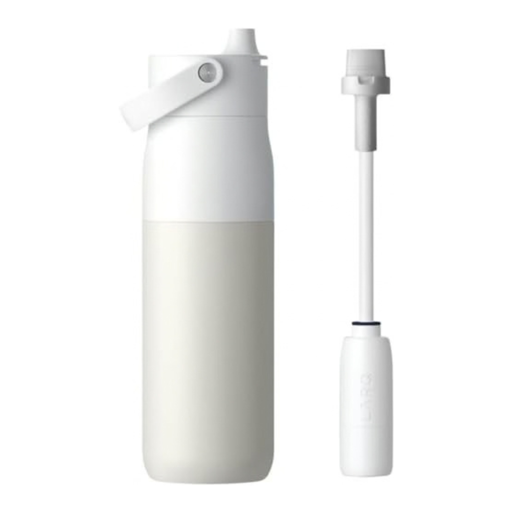Summer Swig Set Bottle Swig Top 23oz Granite White Filter Straw