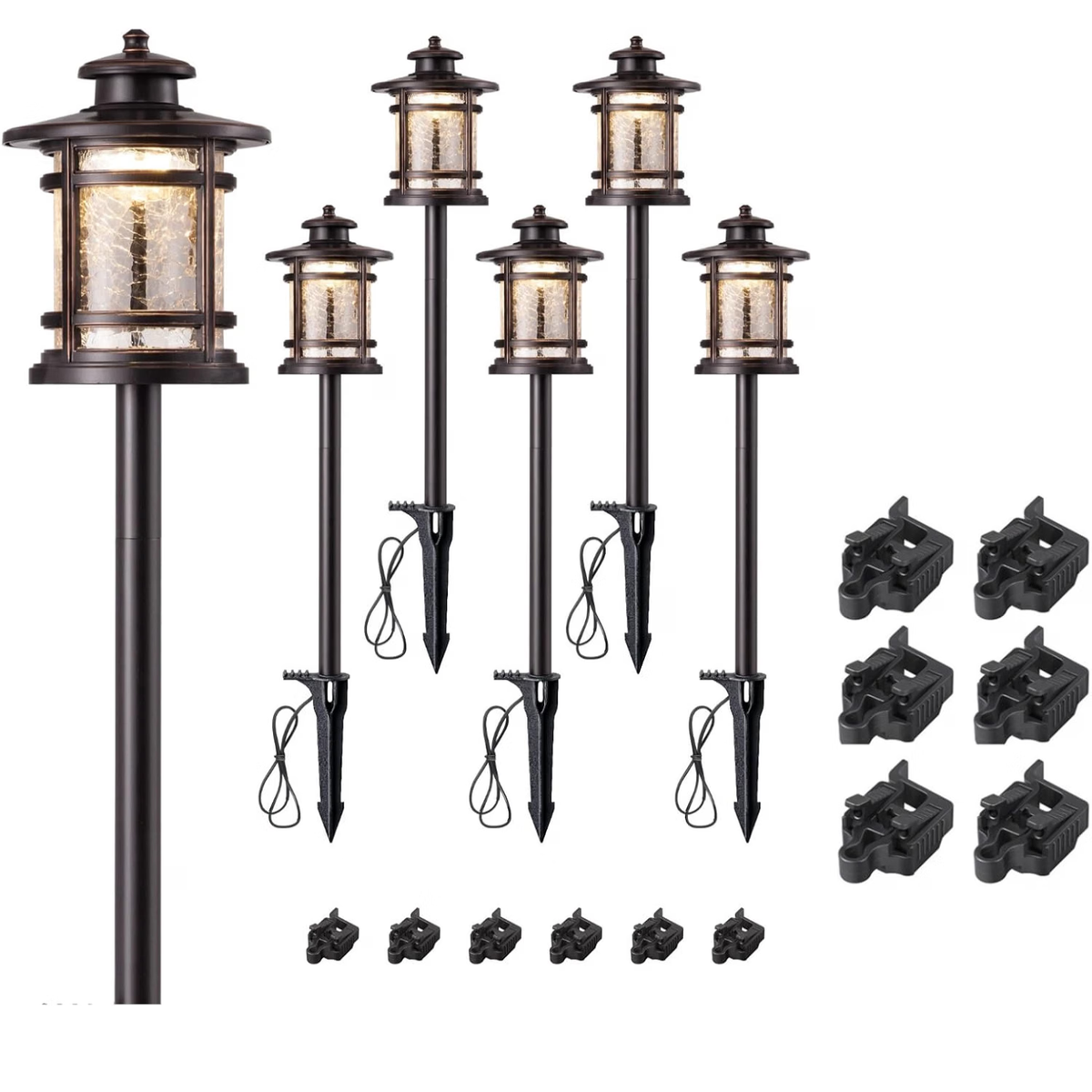Low Voltage Landscape Lighting + 6-Pack Low Voltage Wire Connector