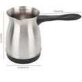 600ml Electric Turkish Coffee Pot, Stainless Steel Turkish Coffee Maker
