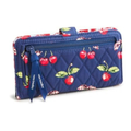 Vera Bradley Women's Premium Cotton Tab Wallet – Cherry Picking