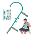 Coast Medical Trigger Point Massage Cane, Muscle Hook for Back & Neck