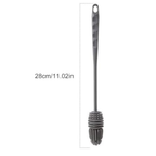2 Pack Long-Handled Silicone Cleaning Brush - Versatile Cup & Bottle Cleaner, Reusable Scrubber for Kitchen, Bathroom & Car, Long Handle for Easy Reach