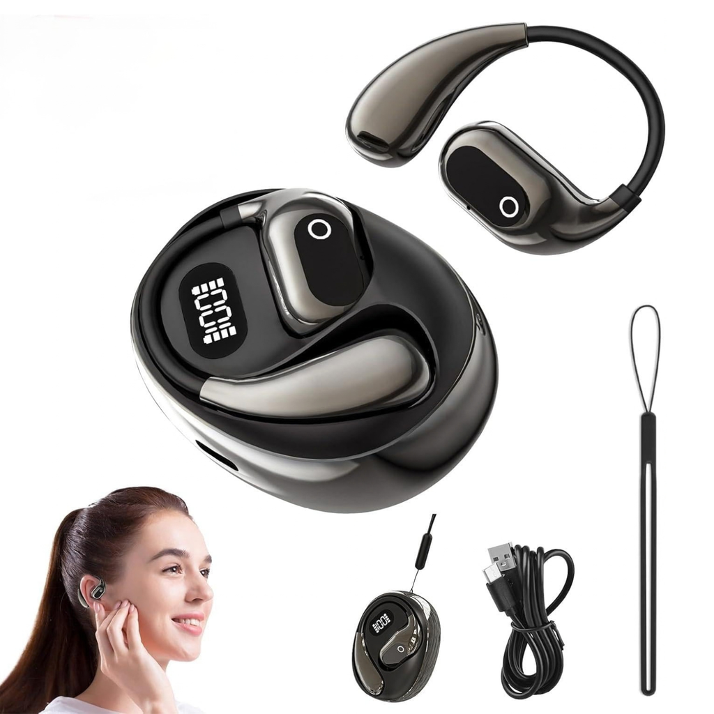 AI Translation Headphones, 138 Languages, Wireless Bluetooth Earbuds, Open-Ear Translator