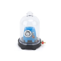 Vacuum Bell Jar, Vaccum Demonstration Kit, Vacuuming Demonstration Hood Teaching Tools, Sound Physics Demonstration, with Base, for Classroom Laboratory