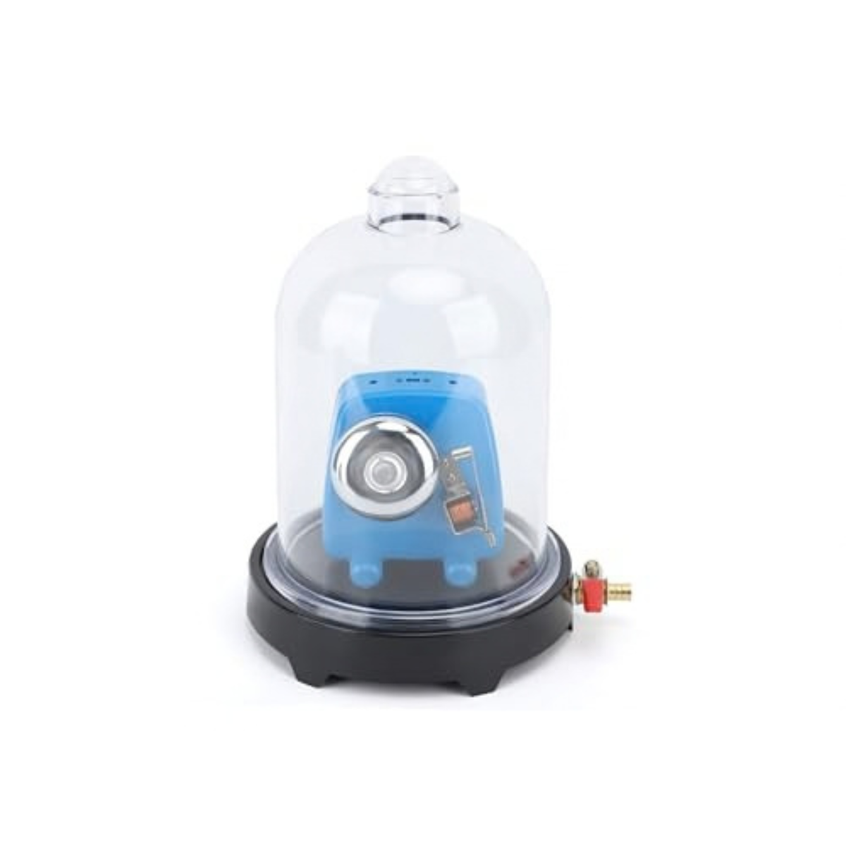 Vacuum Bell Jar, Vaccum Demonstration Kit, Vacuuming Demonstration Hood Teaching Tools, Sound Physics Demonstration, with Base, for Classroom Laboratory
