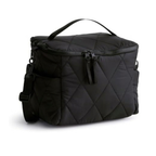 Vera Bradley Women's Featherweight Lunch Cooler Bag – Insulated Quilted Lunch Tote – Moonless Night, 9L