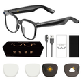 Smart Camera Glasses with 32MP HD 1080P Recording, Bluetooth Audio & Voice Assistant