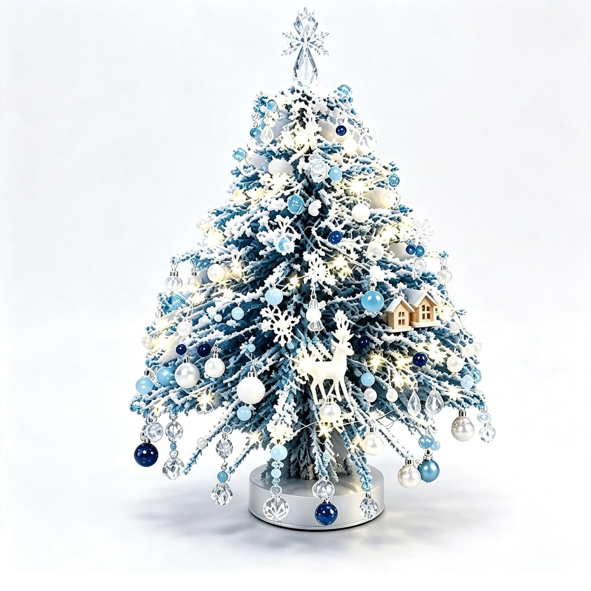 DIY Beaded Christmas Tree Kit, Handmade Crystal Craft Set for Adults