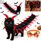 Centipede Cat Costume, 3D Halloween Centipede Costume for Cats & Small Dogs