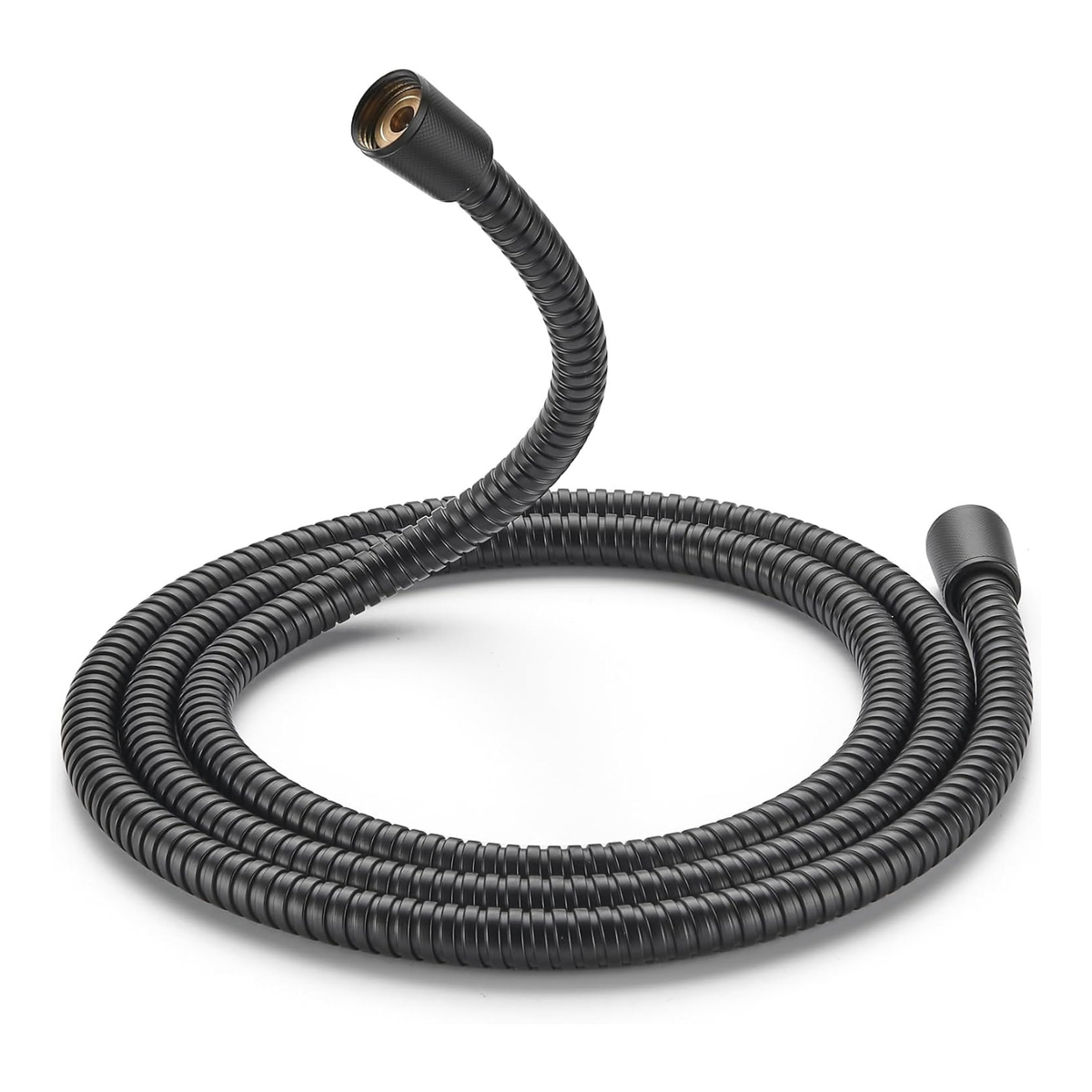 70" Extra Long Shower Hose, 304 Stainless Steel Handheld Shower Extension, Matte Black