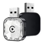 4-in-1 Wireless CarPlay Adapter for iPhone and Android Auto, Plug and Play