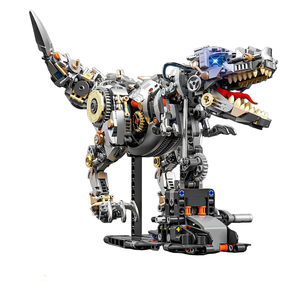 Mechanical Tyrannosaurus Building Blocks Set with LED Light