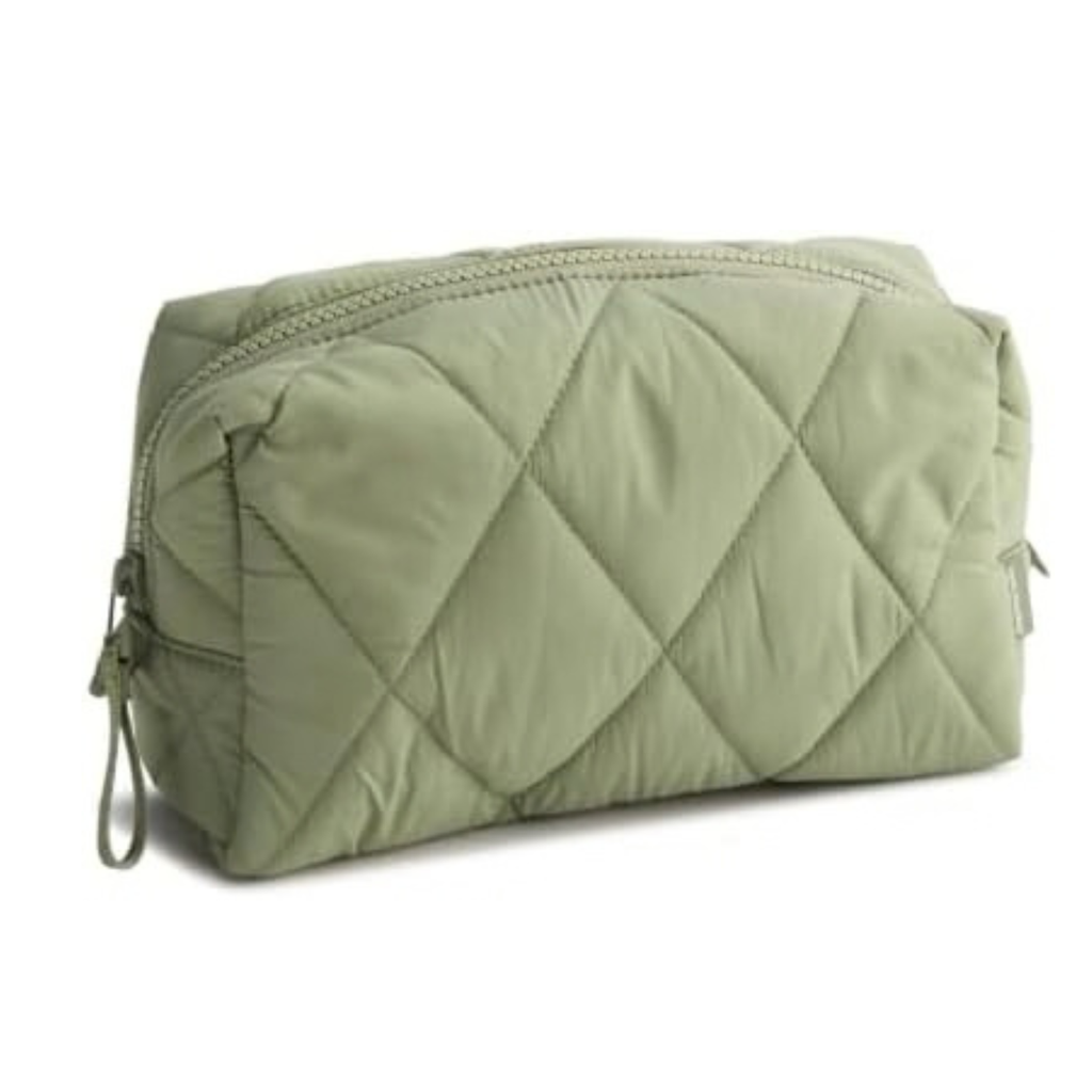 Vera Bradley Medium Cosmetic Bag, Deep Lichen Green