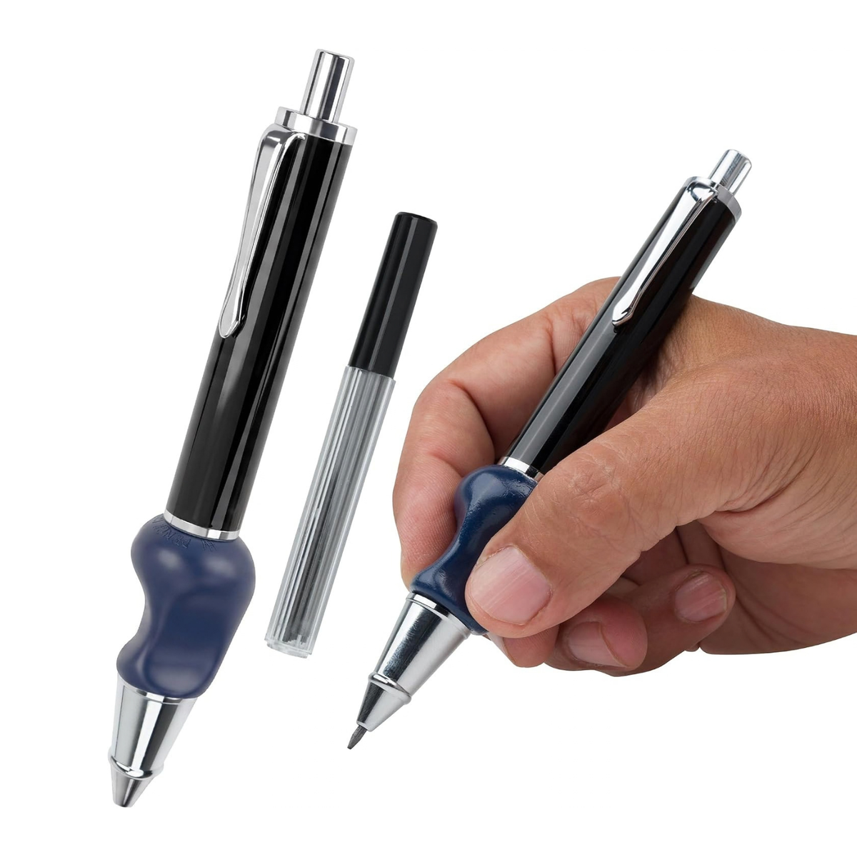 Heavyweight Mechanical Pencil Set, Ergonomic Weighted Pencil With Lead Refills