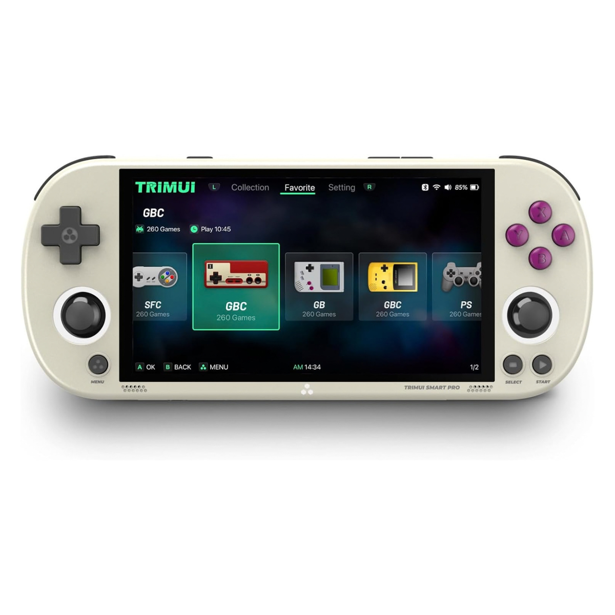 TRIMUI Smart Pro Handheld Retro Game Console 4.96-Inch 256G 20000+ Games