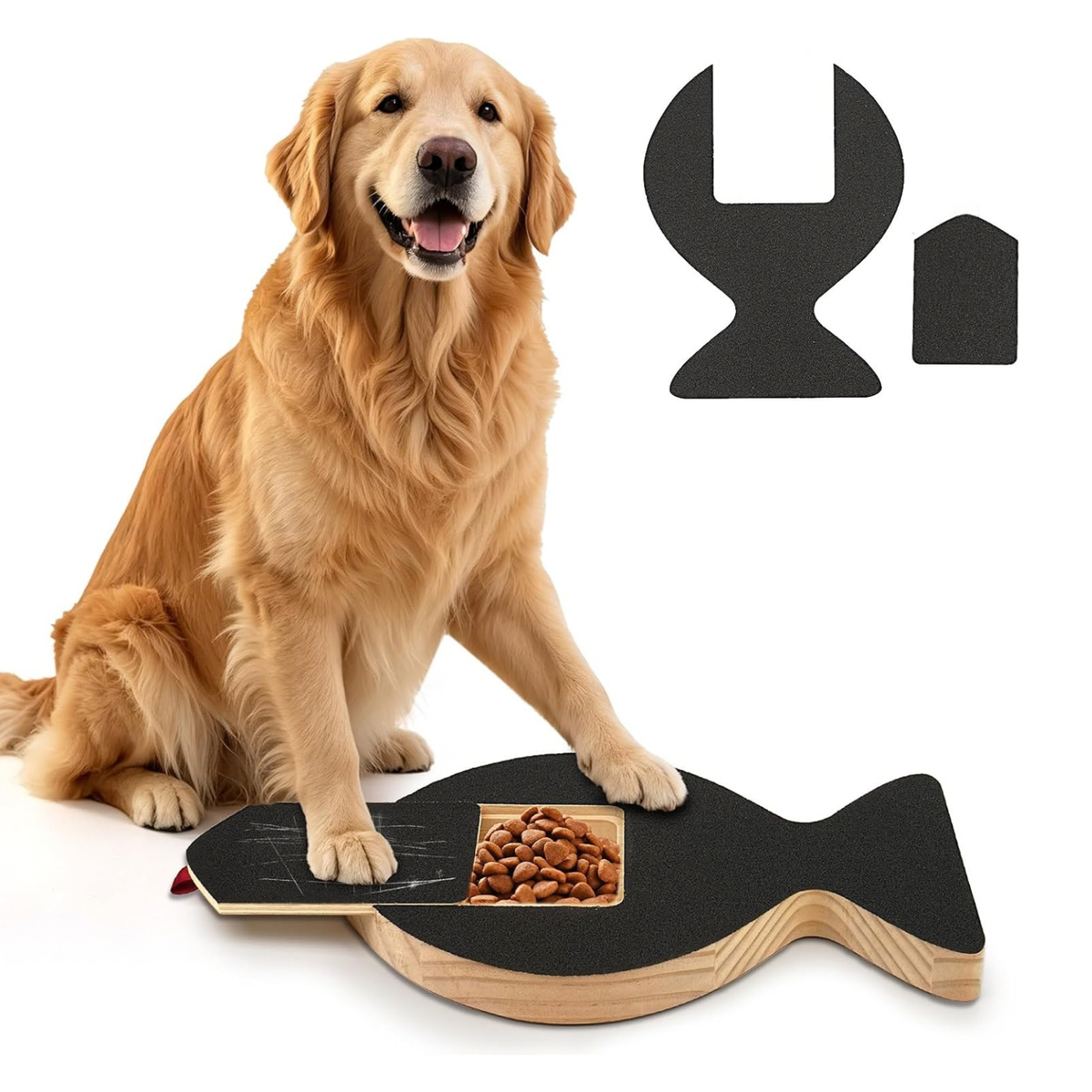 Dog Nail Scratch Board, Dog Scratch Board with Treat Box