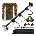 Garland Hanger for Front Door, Adjustable No Hardware Garland Hanger