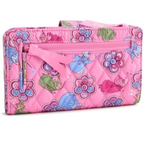 Vera Bradley Women's Disney Premium Cotton Turnlock Wallet
