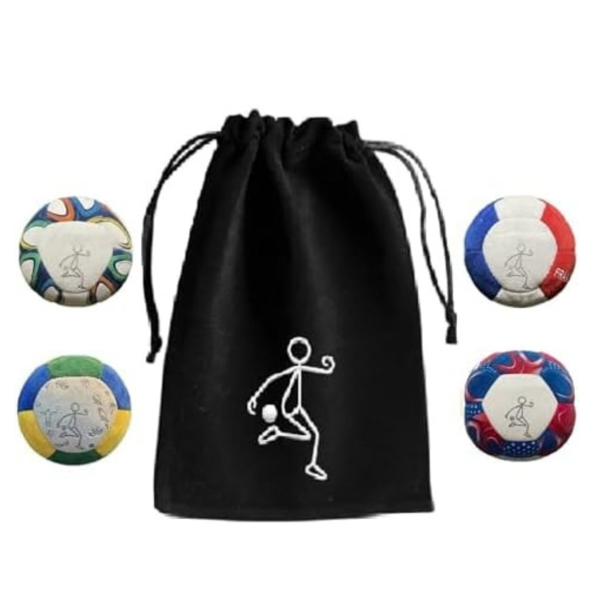 Professional Sand Filled Hacky Ball, Hacky Footbag for Adults, Kick Ball Training Sacks Foot Bags World Soccer Cup Coordination for Outdoor Foot Sports