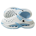 Summer Sandals & Clogs for Men/Women – EVA Arch Support Non-Slip Shoes (White-blue)