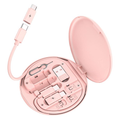 Multi USB Charging Cable Adapter Travel Kit Case with Phone Stand