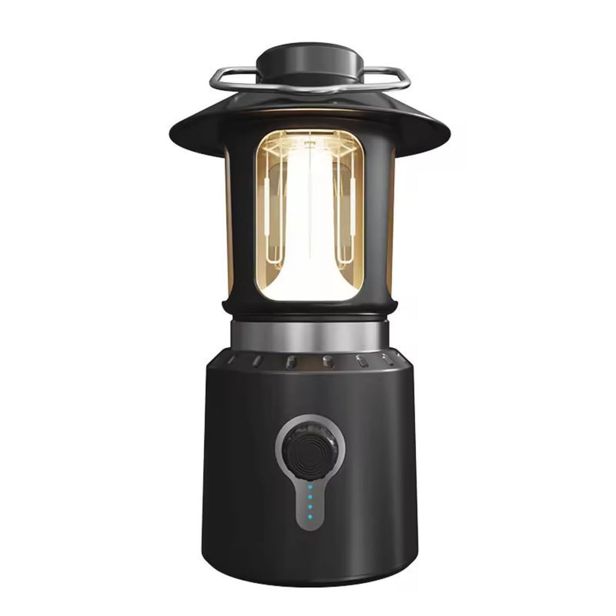 Rechargeable LED Camping Lantern – Portable Telescopic Vintage Camping Light with 8000mAh Battery