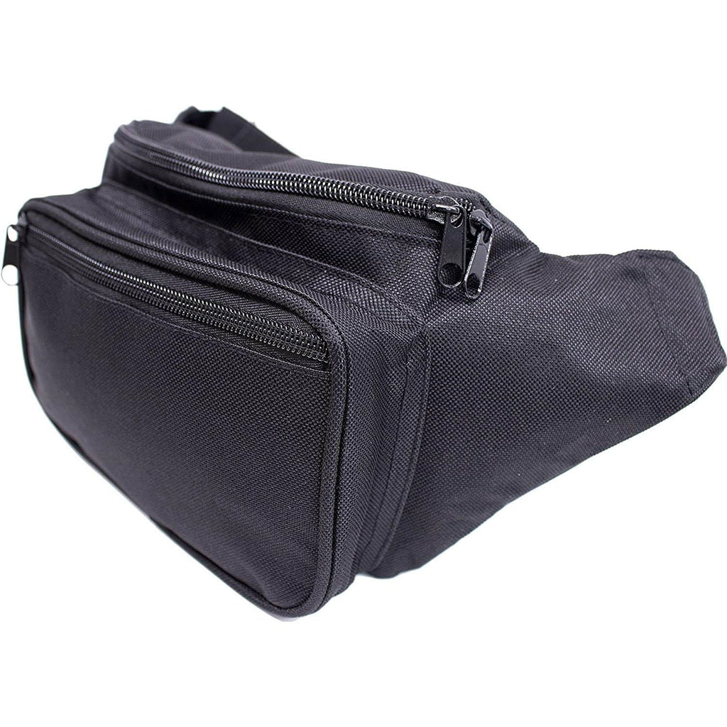 Water Resistant Fanny Pack for Men & Women, Multi-Pocket Crossbody Waist Bag with Adjustable Belt, Lightweight Running Hip Pack with Hidden Anti-Theft Pocket for Travel, Hiking, Sports & Everyday