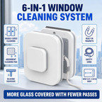 6-in-1 Magnetic Window Cleaner, Double-Sided Glass Cleaning Tool