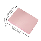 Thickened A5 Hardcover Notebook, 720 Pages, PU Leather Journal with Colored Paper, Pink
