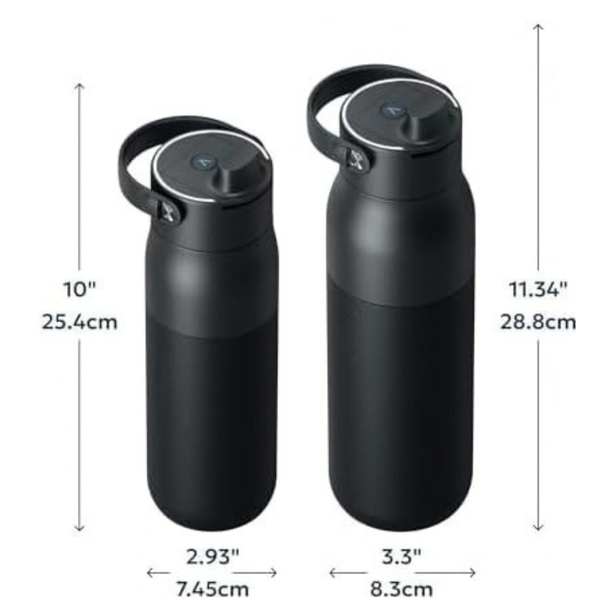 LARQ PureVis 2 Smart UV-C Self-Cleaning Insulated Water Bottle Filter Straw