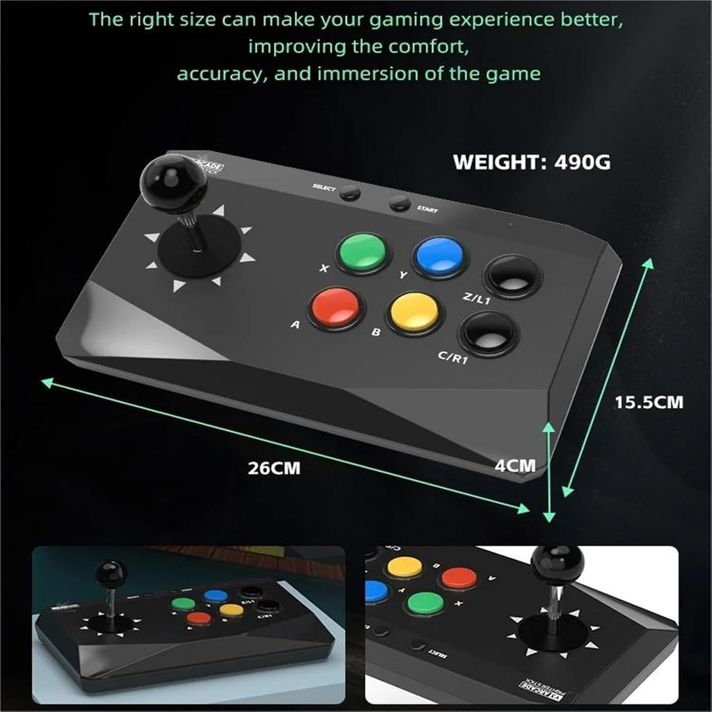 Y3 Arcade 4K Video Game Console with Game Arcade Keyboard Built-in 10000 Games Stick